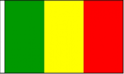Mali Hand Waving Flags